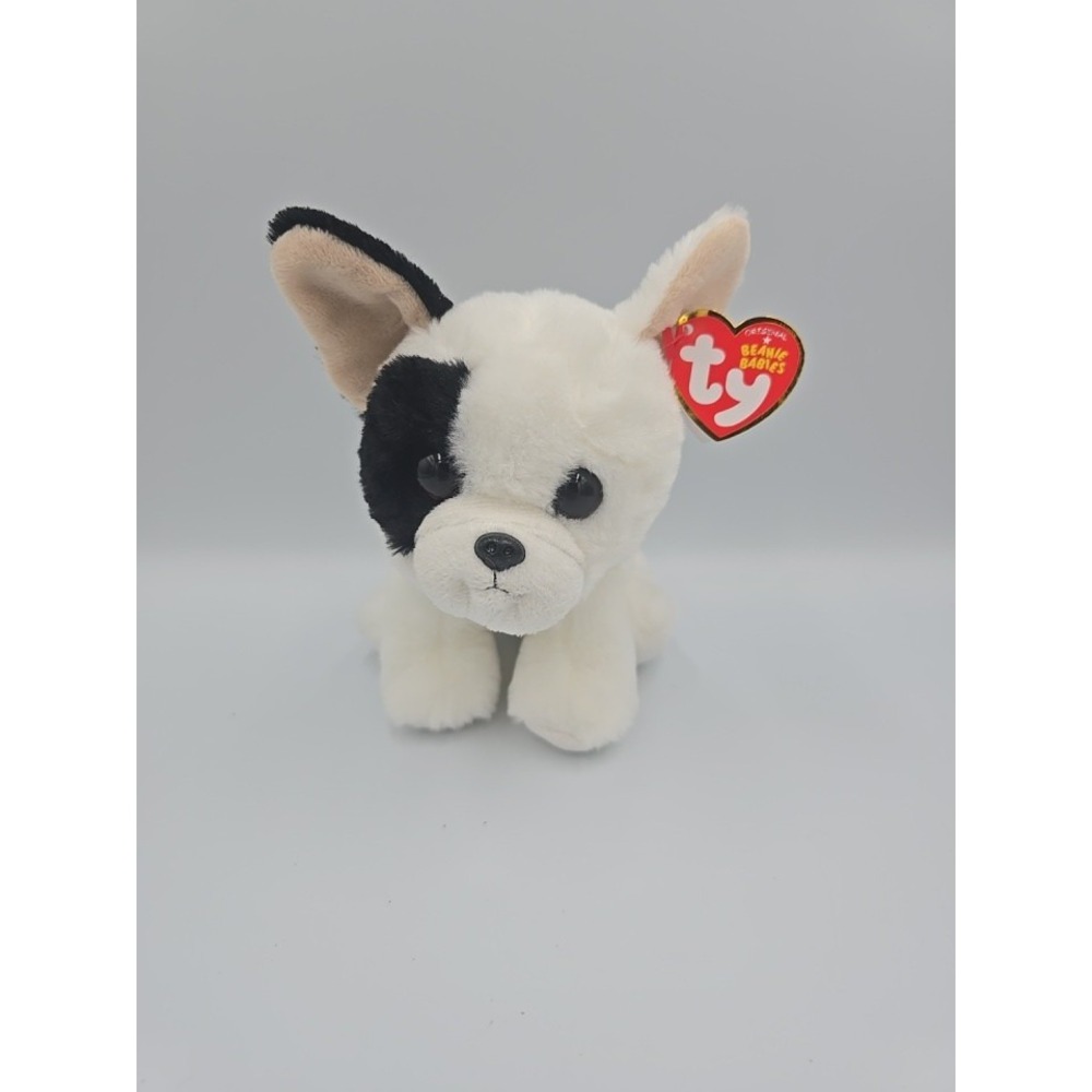 TY‎ Beanie Baby 6" Marcel The French Bulldog Plush Stuffed Animal Toy W/Tags